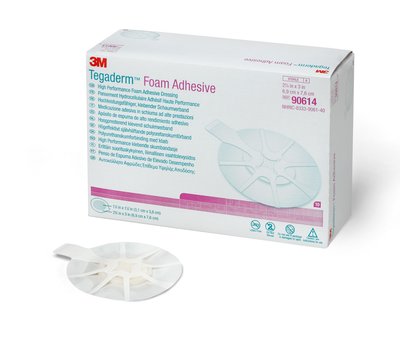 3M Tegaderm Foam Adhesive 6-9 x 7-6 cm (P-10) Schaumverband mit Kleberand unter Wundtherapie