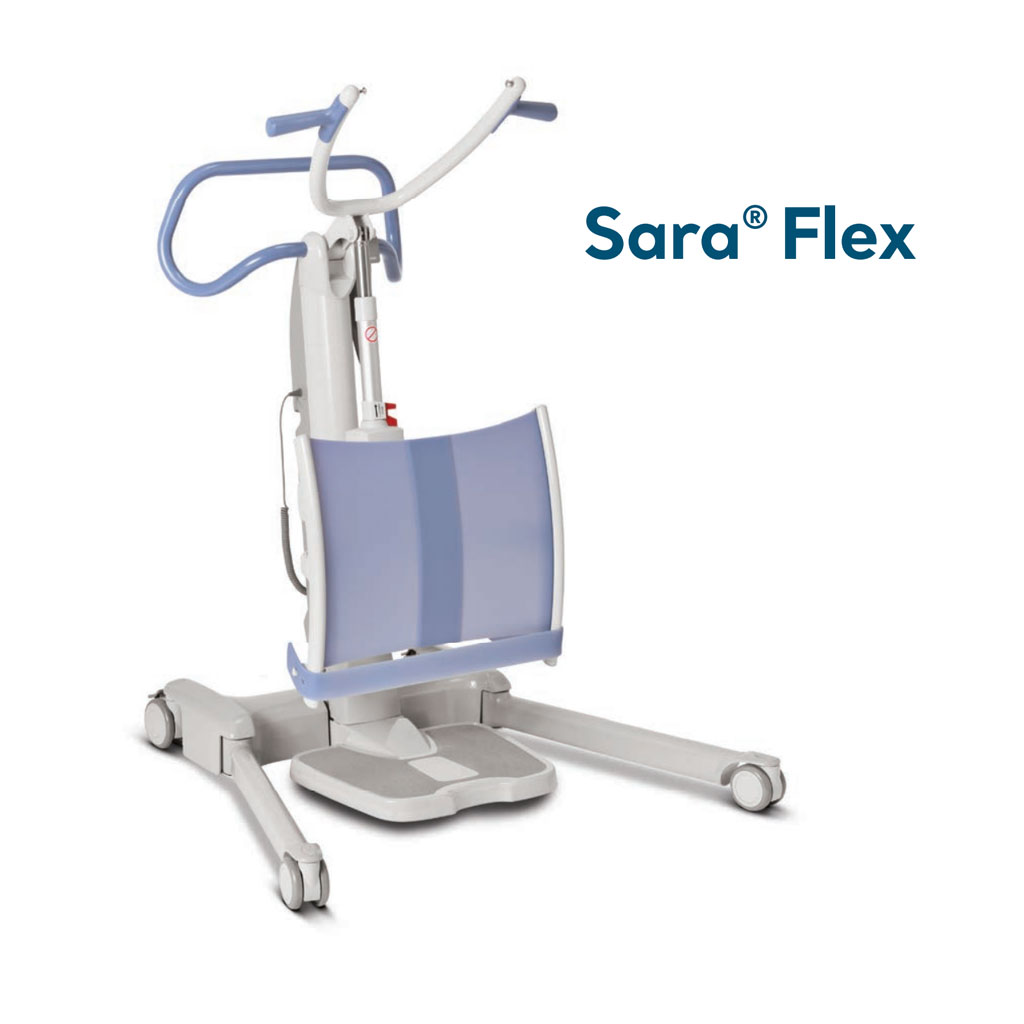 Arjo Sara Flex Aufricht- und Aufstehhilfe- Aktiv-Patientenlifter- elektrischer Patientenlifter mit Steh- undAufrichtfunktion inkl- zwei Akkus und einem Ladegert unter Hebelifter und Patientenlifter > Umsetzhilfen