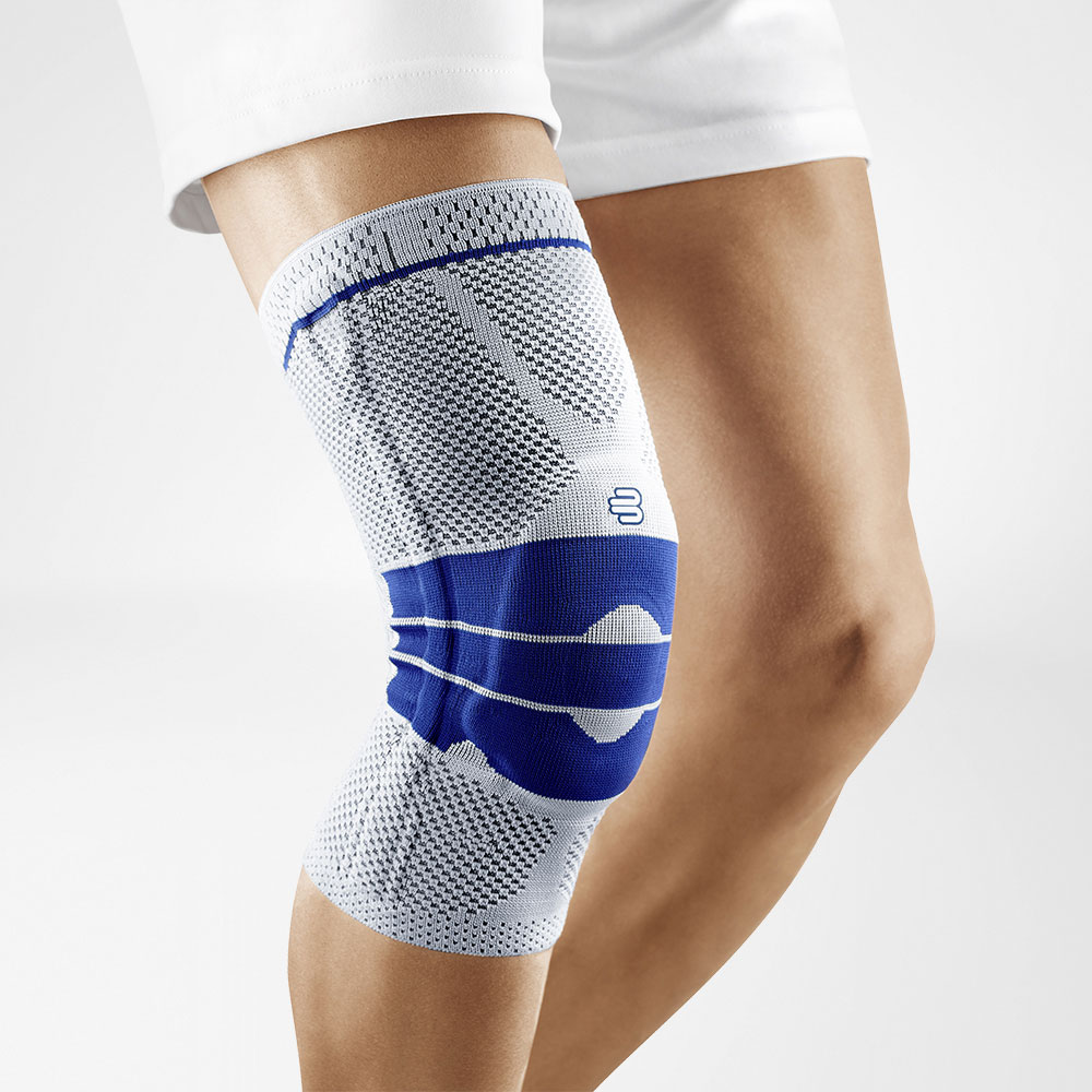 Bauerfeind Genutrain Comfort Titan Knie-Bandage- Aktivbandage zur Entlastung und Stabilisierung- neu mit Omega-Pelotte