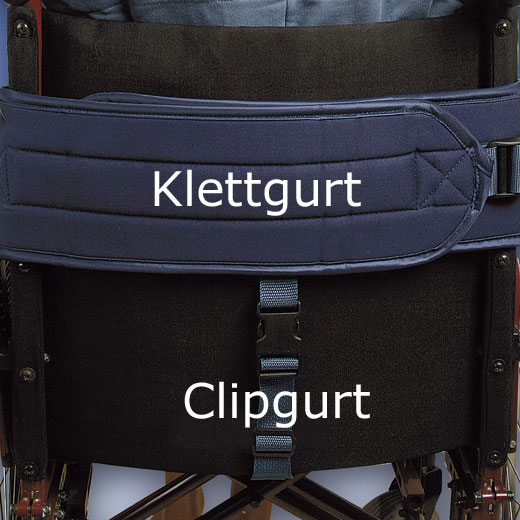 Biocare Sitzhose Klett- flüssigkeitsabweisend- für Hüfte und Becken- Patientensicherungssystem- für Personen im Rollstuhl mit instabilem Unterkörper