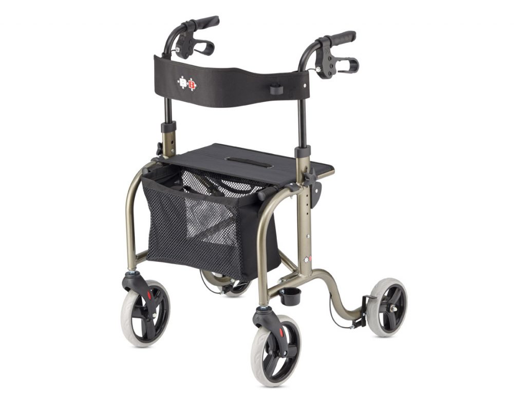 Bischoff und Bischoff Rollator RL-Smart- der schicke Leichtgewichtsrollator- faltbar- mit Tasche und Rckengurt- bis 136 kg (zur Zeit nur in platin lieferbar) unter Rollator (alle Modelle) > Bischoff+Bischoff