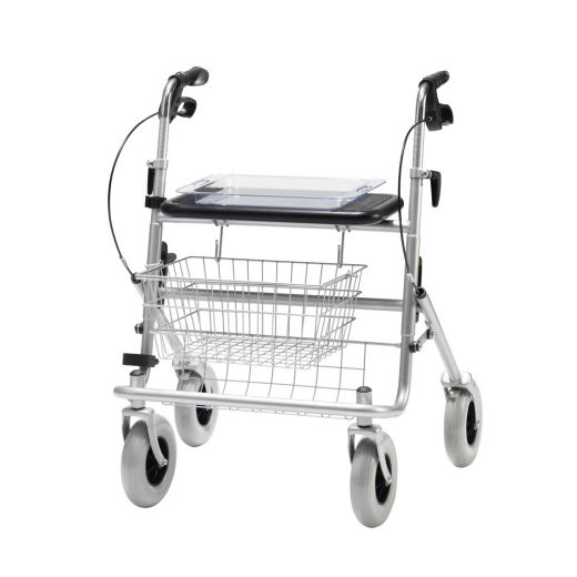 Bischoff und Bischoff Rollator XL B bis 200kg Rollator komplett mit Korb-Tablett und Stockhalter unter Rollator (alle Modelle) > Rollator - XXL > Bischoff+Bischoff