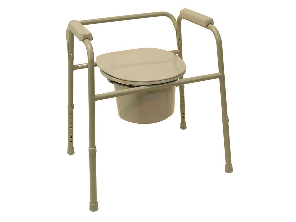 Drive Medical Toilettenstützgestell TSG 130- komfortables WC-Stützgestell bis 130kg belastbar