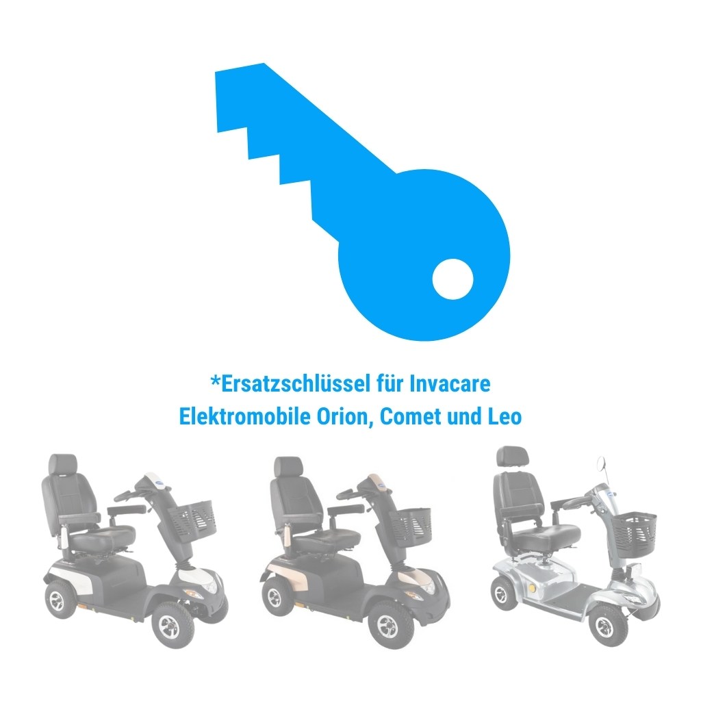 Ersatzschlssel fr Invacare Scooter fr Modell Leo- Orion oder Comet (derzeit hohe Lieferzeiten) unter Scooter / Elektromobile > Invacare  > Zubehr