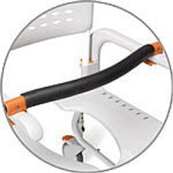 Etac Sicherheitsbügel für Clean Dusch-Toilettenstuhl unter Rollstuhl Zubehörteile > Etac