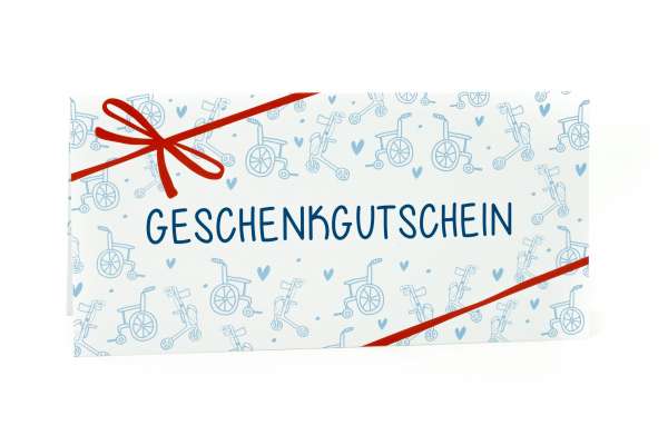 Geschenkgutschein Blau 25-00 EUR  unter Fit & Gesund>Geschenkideen