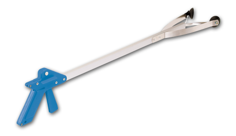 Greifzange Assist 81-3 cm blau mit Greiflippen (Saugnäpfen) und stufenloser Arretierung