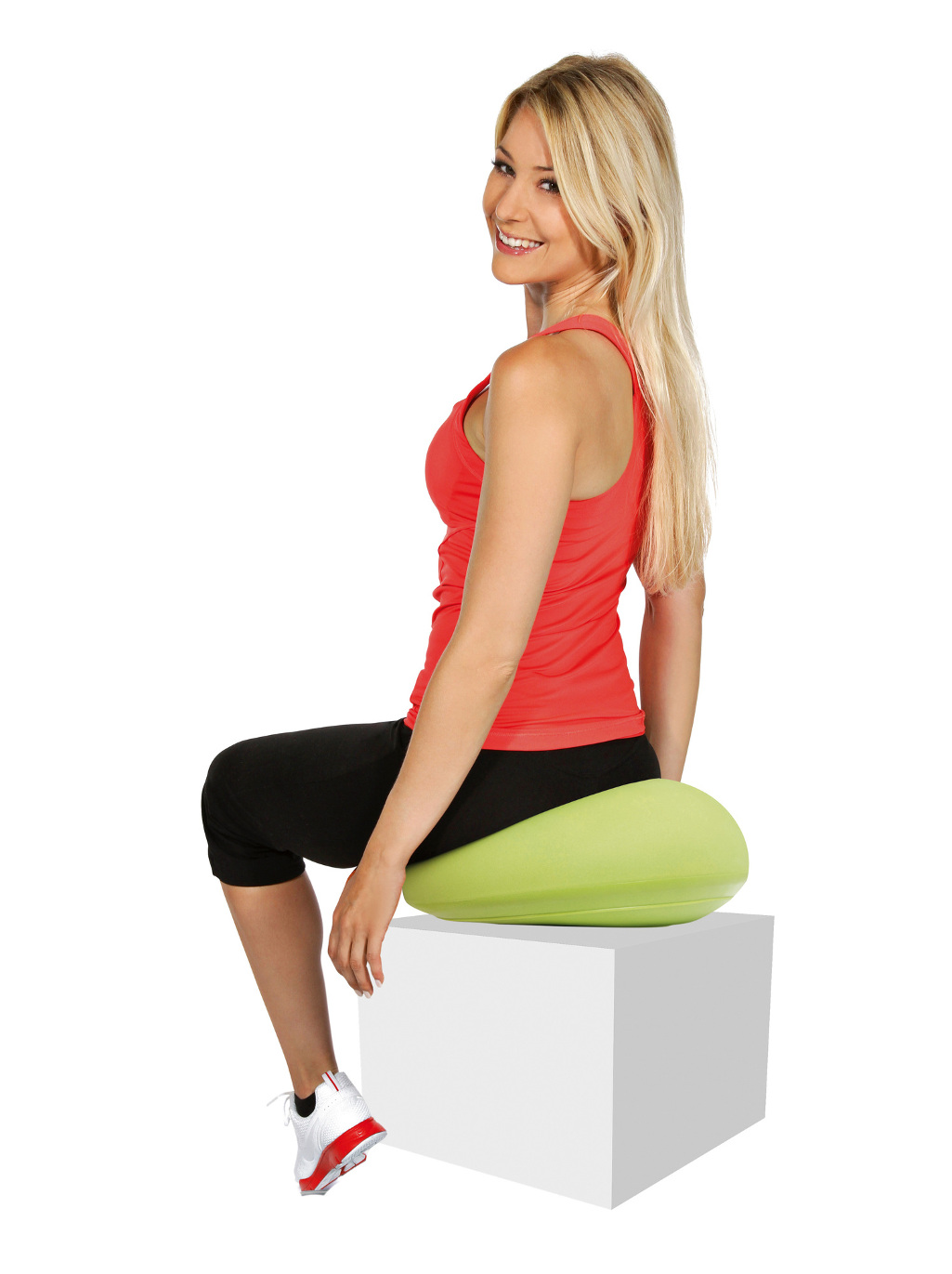Halfball Plus Kissen luftgefülltes Sitzkissen für Fitnessübungen