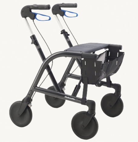 Invacare Dolomite Gloss 600 Rollator- Benutzergrsse 150-185 cm- Leichtgewicht nur 6-5kg- extra ergonomisch durch nach vorne gerichtete Griffe- bis 160kg