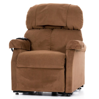 Komfort Plus Mini Sessel 2 Motoren B-Ware Kognac  