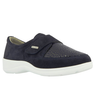 Leder-Stretchschuh Tallinn marine 35 1-3 
