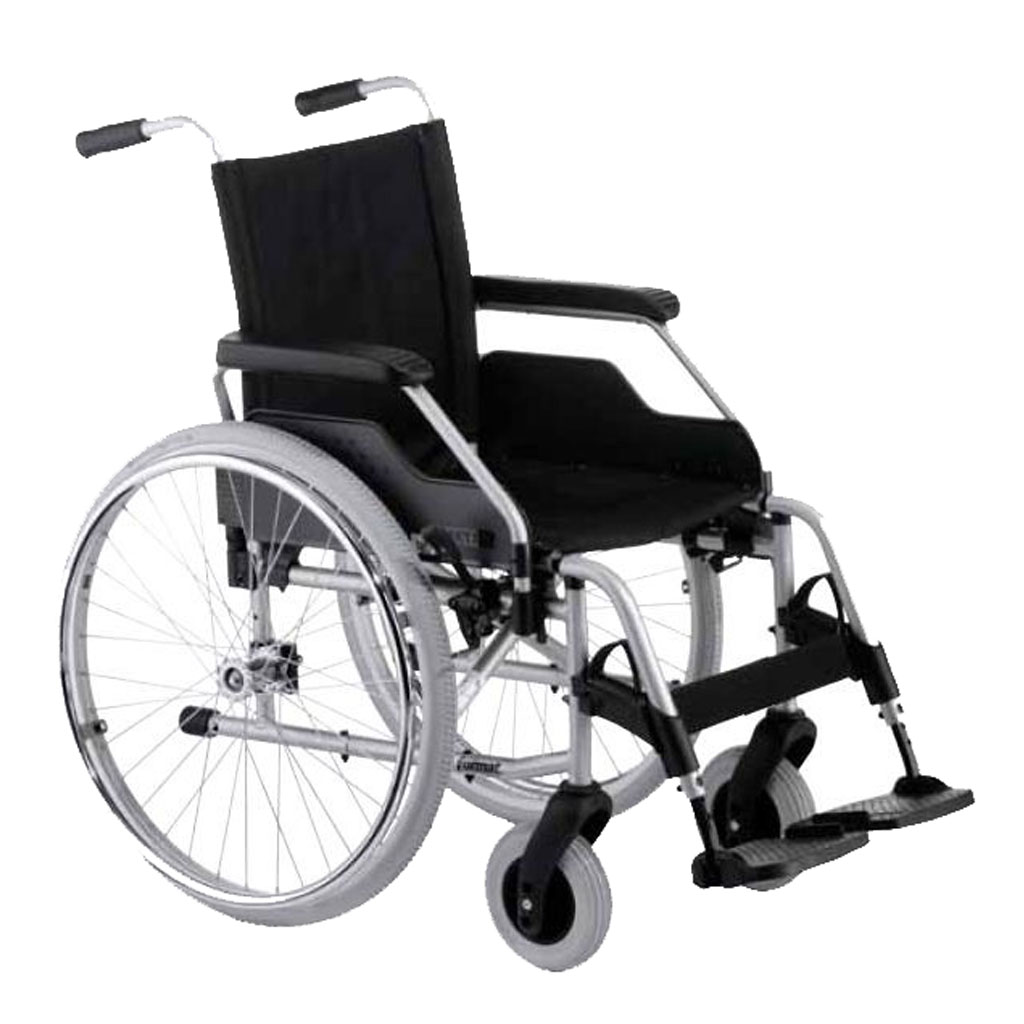 Meyra Rollstuhl Budget 2 - der schmalste Standard-Rollstuhl seiner Klasse! bis 130kg belastbar