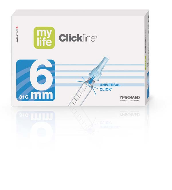 MyLife Clickfine31G 6mm Sicherheitsnadeln (P-100)