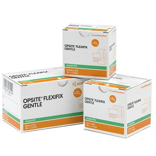 OPSITE Flexifix Gentle 10cm x 5m (P-12) Sanft haftende transparente Fixierfolie