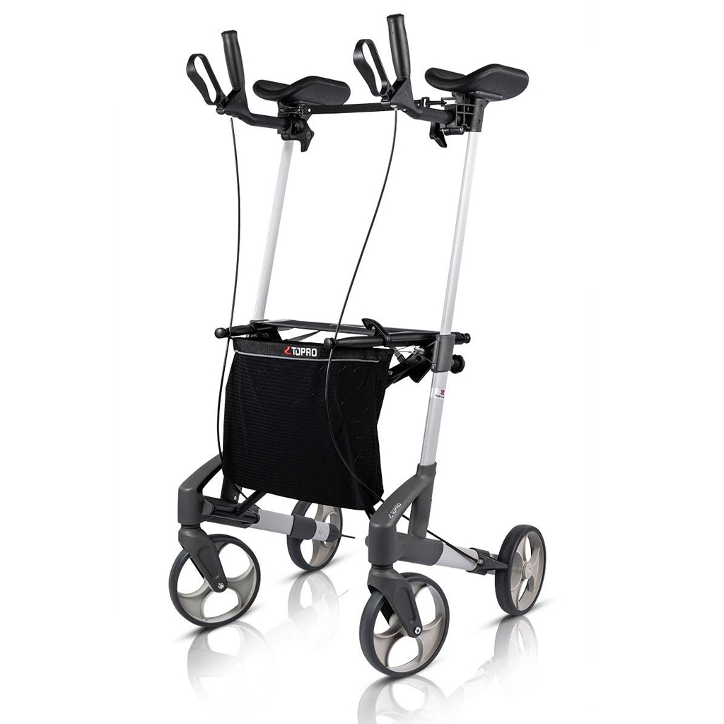 Rollator Topro Troja Walker- S- Gehwagen mit Unterarmauflage- Krpergrsse 135-170cm- Max- 125 kg