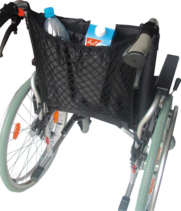 Rollstuhlnetz mit Innenfutter- blickdicht
