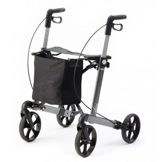 Russka Vital Classic 62 Rollator  in grau (Griffhhe 74-102cm- Sitzbreite 44-5-36cm) unter Rollator (alle Modelle) > Rollator  Leichtgewicht modern > Russka-Bertram