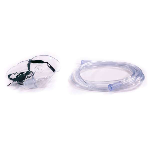Sauerstoffmaske mit 2-1 m Schlauch für Erwachsene   unter Pflege>Sauerstoffkonzentratoren