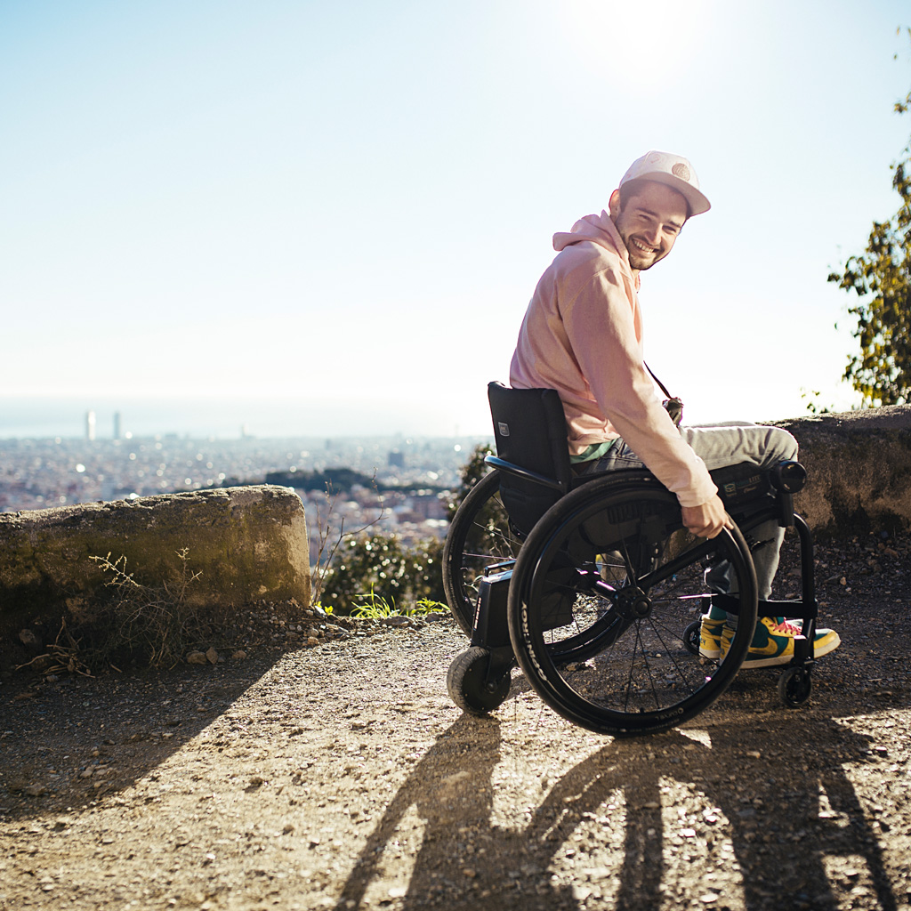 SMOOV one O10 HMV- leichter Elektroantrieb für Ihren Starr- oder Faltrahmen-Rollstuhl- bitte um Angabe Ihres Rollstuhlmodells- Alber SMOOV jetzt anfragen für Ihren Rollstuhl unter Rollstuhlantrieb > Alber