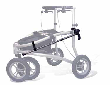 Stockhalter fr Veloped Trionic Rollator Stock- und Schirmhalter