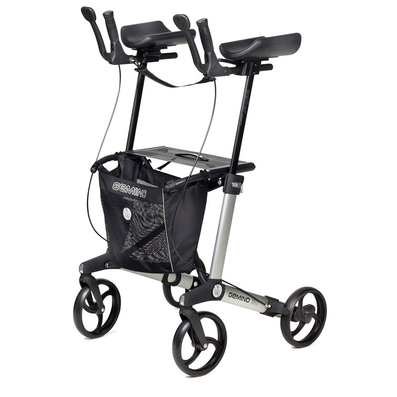 Sunrise Medical Gemino 30 Walker UAL- Rollator mit Unterarmauflagen- Leichtgewicht- Personengrsse 150-200cm- bis 150 kg belastbar