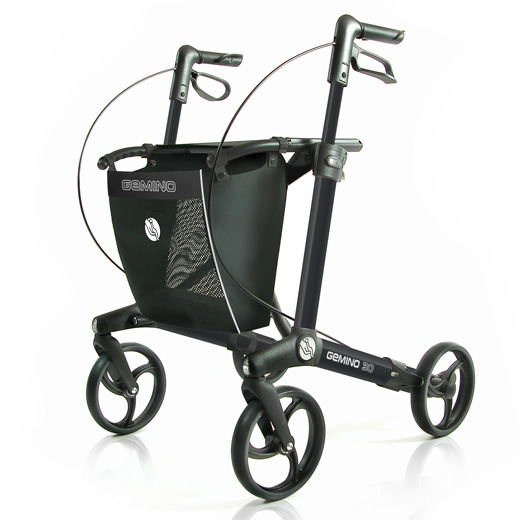 Sunrise Medical Gemino Rollator 30 black- Leichtgewicht-Rollator- Krpergrsse 150-200cm