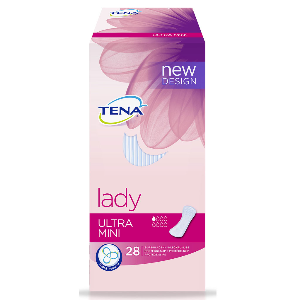 Tena Lady Ultra Mini (Karton 280 Stck) Slipeinlage bei leichter Blasenschwche