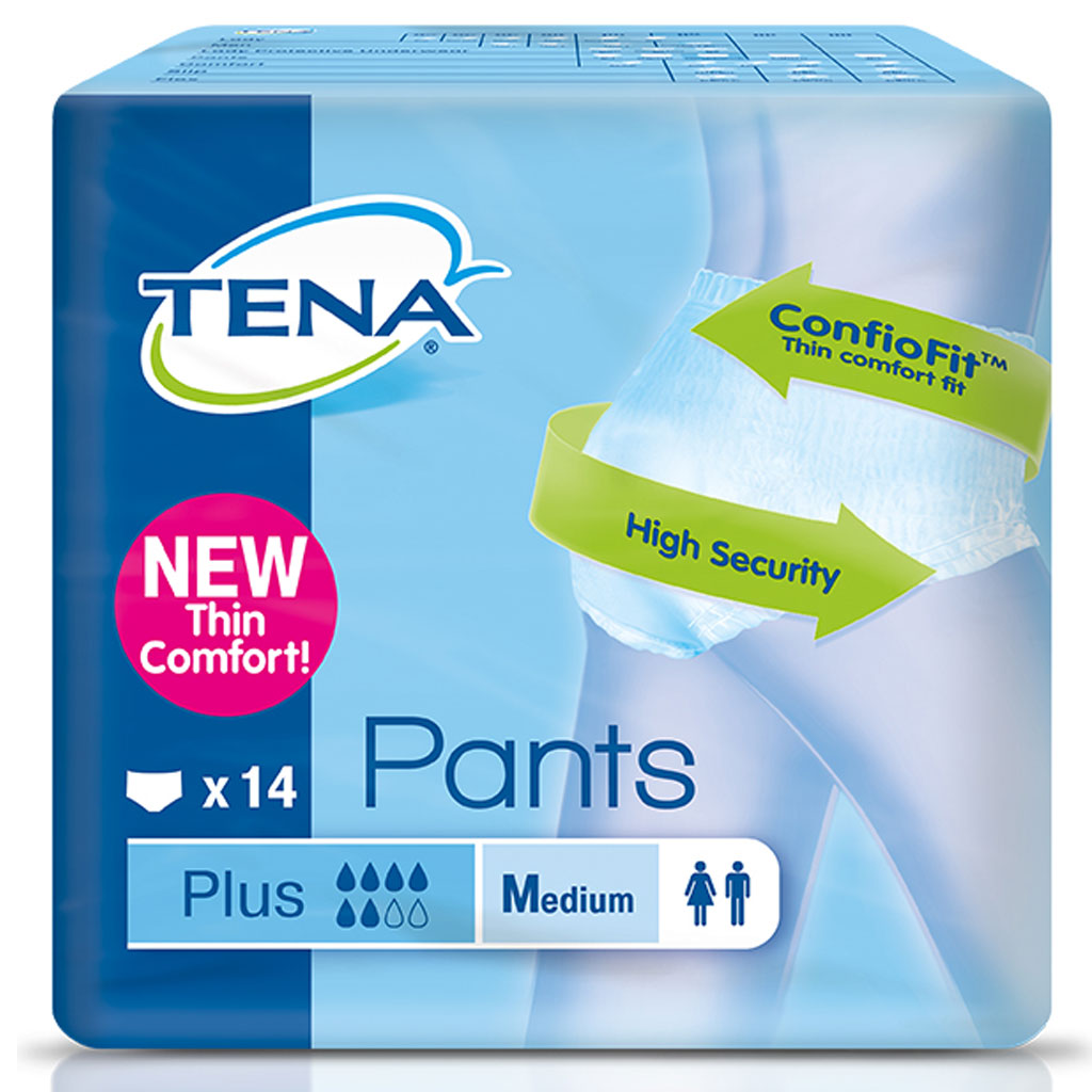 Tena Pants Plus M ConfioFit (14 Stck) bei mittlerer bis starker Blasenschwche