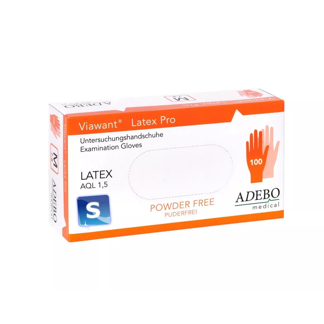 Viawant Latex Pro Handschuhe in Gr- S- puderfrei- P-100 unter Körperpflege  > Testcenter
